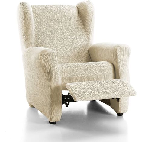 Housse Fauteuil Relax, Tissu, Ivoire, 33 x 8 x 42 cm (1/5)