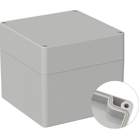 TRU COMPONENTS TC-9065656 Boîtier industriel 122 x 120 x 105 ABS gris clair (RAL 7035) 1 pc(s) (1/2)