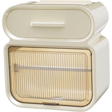 Dispensador de pañuelos de plástico para montaje en pared – soporte para toallas de baño