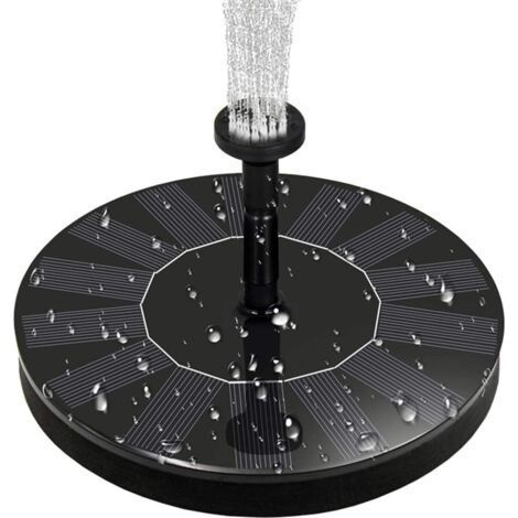1.4W Solar Powered Water Fountain for Birds, Fish, Pond, Garden, Patio, Lawn Decoration (1/5)
