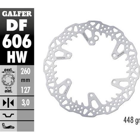 Disco Freno Delantero Galfer KTM Husqvarna Triumph GasGas Husaberg 1993-2024 (1/3)
