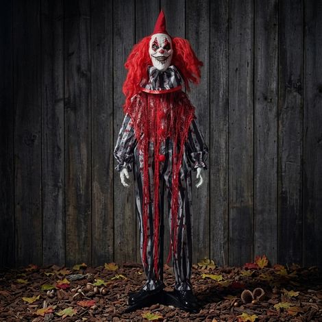 Animated Life-Size Evil Clown Decoration (1/2)