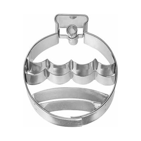 Cortador de galletas con forma de bola de árbol de Navidad, pequeño / Birkmann