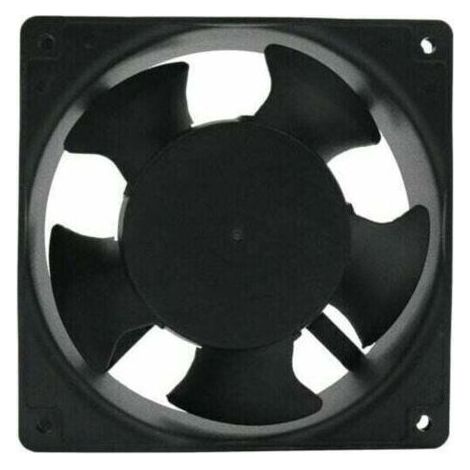 1 ventilateur axial cheminée, 120x120x38 mm, 220 V, 23 W, pour poêle à bois et chaudière à bois (1/4)