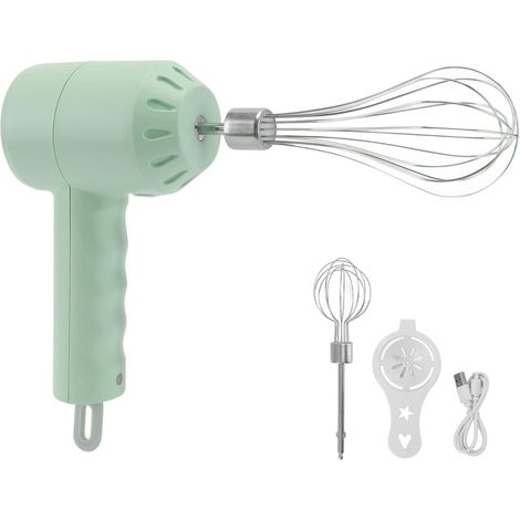 Batteur électrique à œufs et batteur sur socle (vert) (1/5)