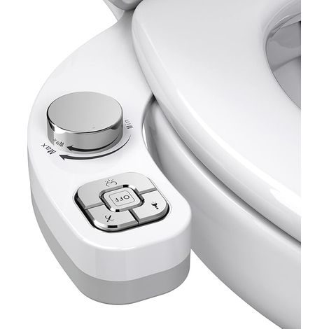 Bidet Toilet Japanese Bidet Sprayer Bidet Toilet Seat Kit with Double Retractable Nozzles (1/5)
