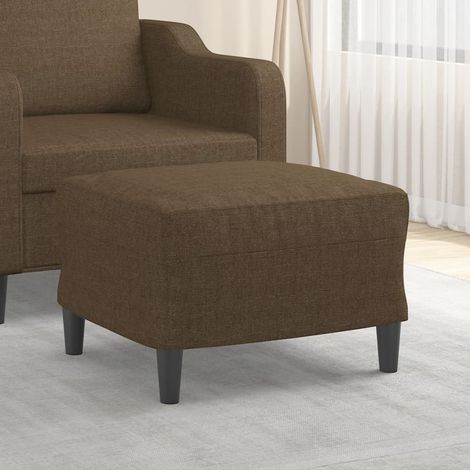 Repose-pied, Tabouret Pouf, Tabouret Bas Marron 60x50x41 cm Tissu LKF90865 (1/5)