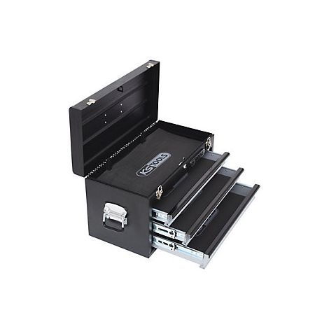 KS TOOLS  Werkzeugtruhe mit  3 Schubladen-schwarz,  L508xH255xB303mm -  801.0003 (1/5)