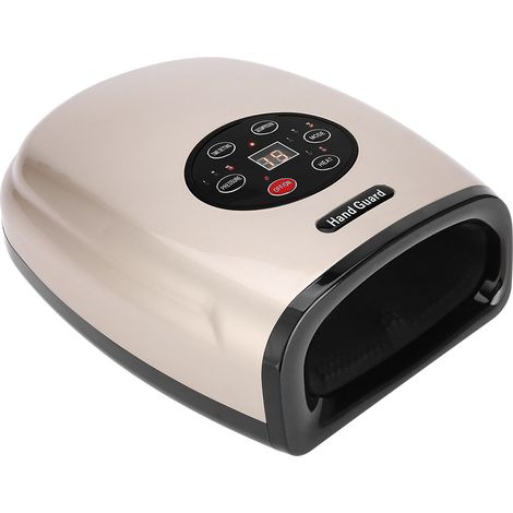 Lot 2 Coussin Chauffant Massageur Mains Digitaux Acupression Soulagement Douleur Bureau Maison Soin Doré (1/5)
