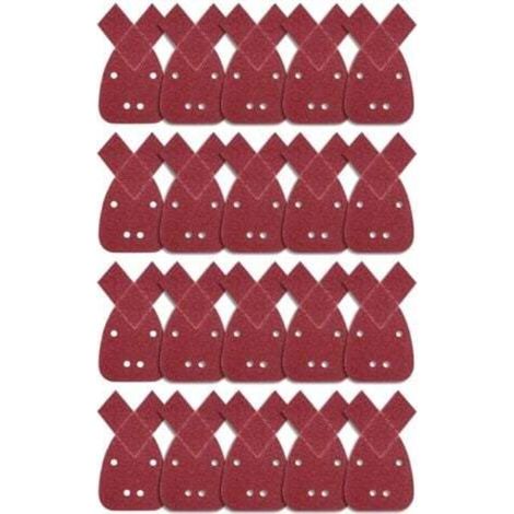 [NEVER USED] 20 Pieces Triangle Abrasive Sheets, 40 Grit Mouse Sanding Sheets, Sandpaper for Detailing, Palm Sander