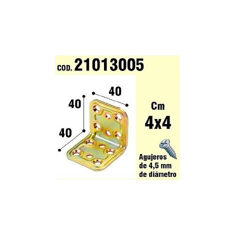 Soporte Para Madera Angulo   40x40x40 mm.