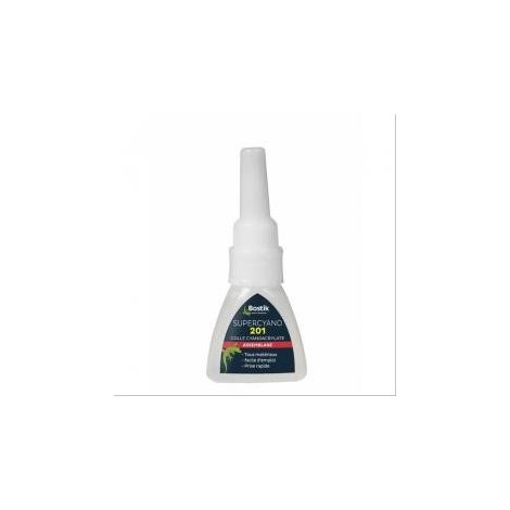 Colle polyvalente instantannée Supercyano 201 - 20g Bostik