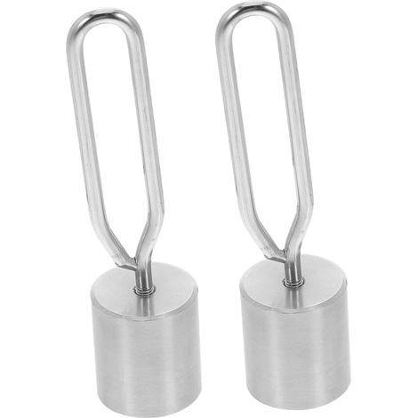 Lot de 2 Set de Contrepoids en Acier Inoxydable 180G pour Barbecue (1/5)