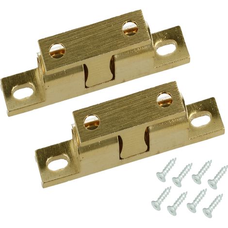 Paar Doppelkugelschnäpper Doppelkugelschnapper Kugelschnapper Messing 60 mm (1/2)