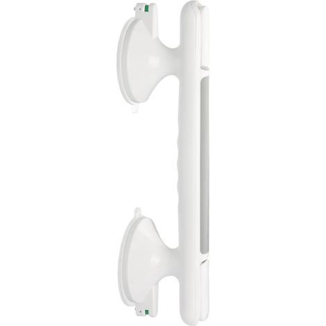 poignée de douche, barre d'appui pour bain et douche avec ventouses, barre d'appui pour douche pour personnes âgées, poignée de sécurité pour salle de bain, gris (1/5)