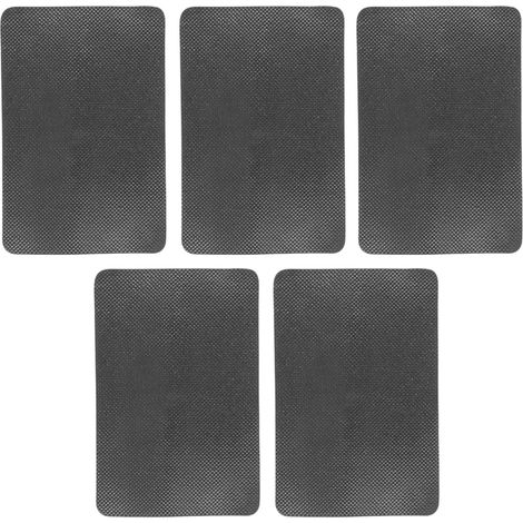5 Pièces Patch de Réparation Bateau PVC Étanche pour Canot Kayak, Anti-Fuites, Noir (1/5)