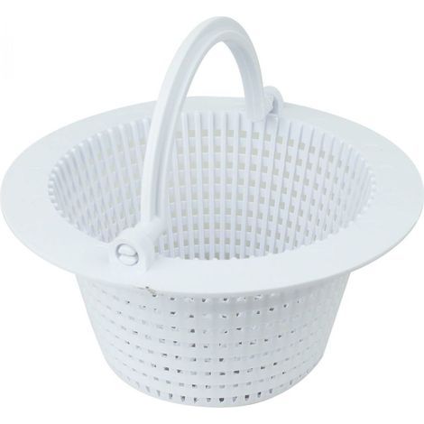 Panier rond pour skimmer de piscine hors sol Diam 16 cm Blanc (1/2)