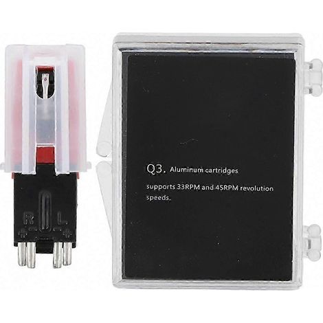 Stylet stéréo à double aiguille pour platine vinyle LP avec interface USB, accessoire de lecture haute fidélité (1/4)