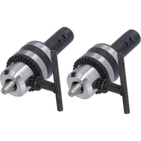 Jeu de clés de mandrin, outil adaptateur à 3 mors avec queue ronde de 1/2", plage de serrage 1–10 mm