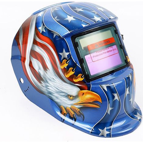 Solarbetriebener, selbstverdunkelnder Schweißhelm, Maske für WIG-/MIG-Schweißgeräte, Schutzvorrichtung für Schleifmaschinen (1/5)
