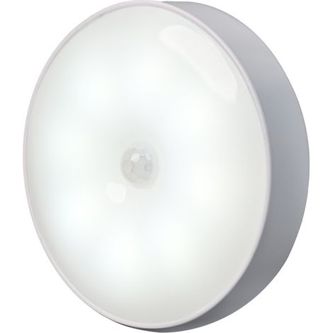 Veilleuse LED - Detecteur de Mouvement - Autocollante Sans Fil - 60 lm 6000 K - Pour Armoire Garage Grenier Escalier - Pack de 3 (1/5)