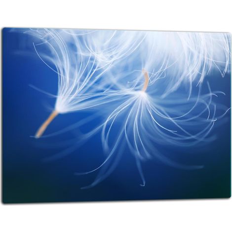 Tagliere della lastra di vetro 52x40 fiori (1/5)