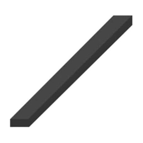banda de caucho EPDM esponjosa crujiente negro 4 lados de longitud 25x10mm 1m