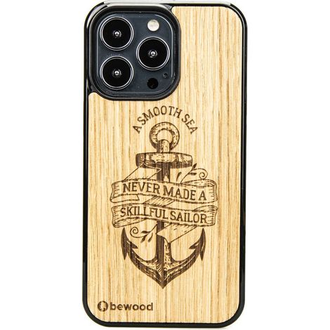 Custodia in legno per iPhone 13 Pro ANCORA QUERCIA (1/3)