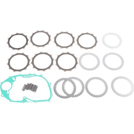 Clutch plate kit 3B6-W001G-00-00 Replacement for Yamaha V Star 650 XVS650 XVS650A. (1/5)