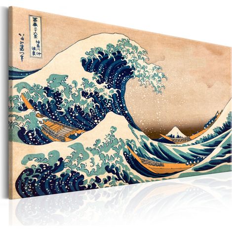 Quadro - The Great Wave off Kanagawa (Reproduction) - 120x80 (1/4)