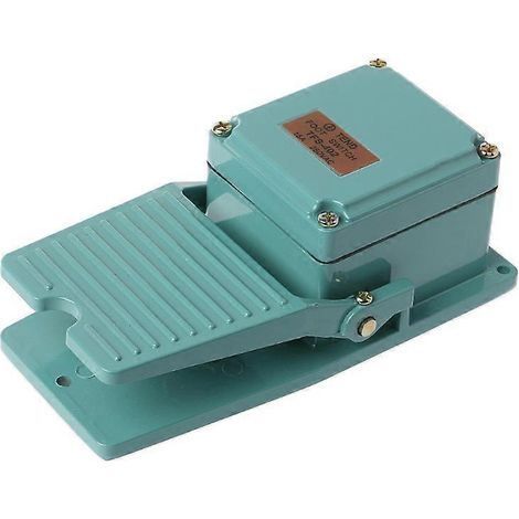 Interrupteur à pédale industriel momentané antidérapant 250 V CA 15 A (1/4)