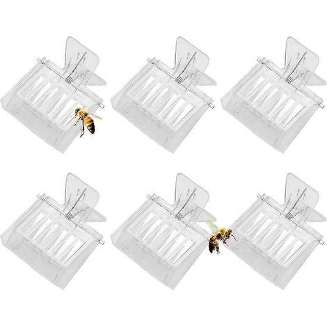 Käfigclips aus Kunststoff, Bienenfallenclips, Imkerwerkzeuge (1/5)