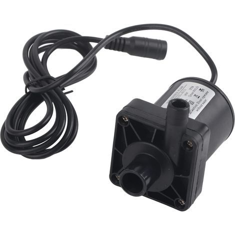 Pompes à Eau Submersible sans Balais, 12V 18W 800L/H Pompe Submersible DC Mini moteur sans balais silencieux pour piscines, bassins et aquariums (1/5)