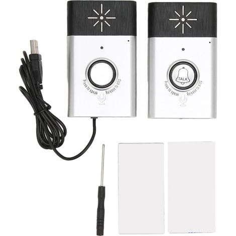 Sonnette interphone sans fil bidirectionnelle Brilvibera 467 MHz pour la sécurité de la maison (1/5)