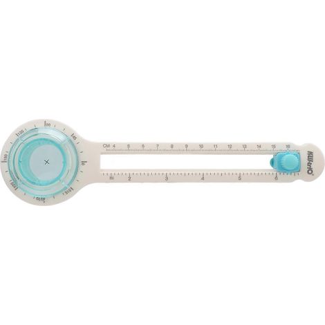 Coupe-cercles réglable, massicot pour scrapbooking et loisirs créatifs, outil de découpe circulaire à 360° manuel (1/4)