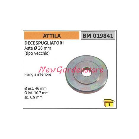 Flangia inferiore coppia conica ATTILA decespugliatore 019841