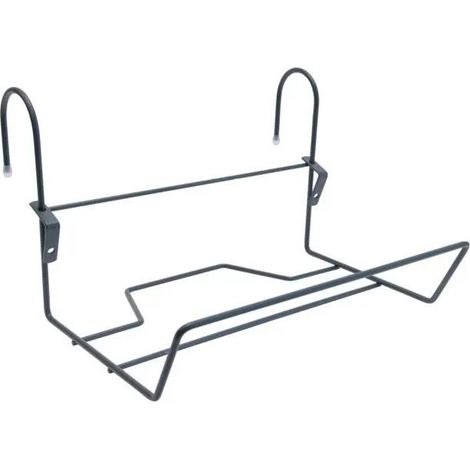 Hängekorbhalter aus runden Eisen, 35x14cm, Anthrazit - Louis Moulin