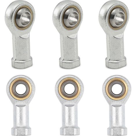 Embout de biellette à roulement à billes intérieur M8, roulement à œillet, douille de biellette haute performance, adapté aux accessoires mécaniques, lot de 6