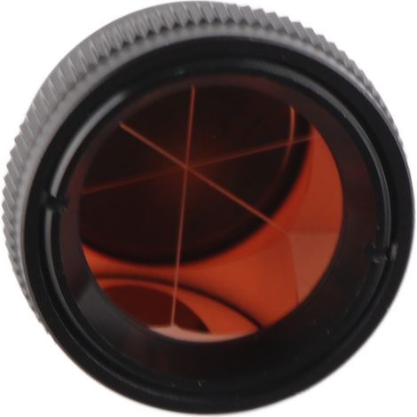Prisme cacahuète miniature rechange verre optique diamètre 25.4mm coffret ABS pour station totale levé topographique tunnels railways (1/5)