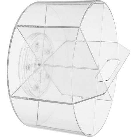 de bureau rotatif à 6 compartiments porte stylo transparent