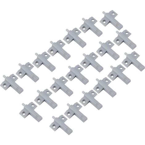 Lot de 20 amortisseurs porte en plastique pour meubles et tiroirs Ferm (1/5)