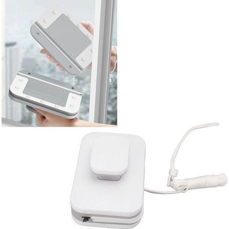 Nettoyant vitres double face – M03-10 aimant puissant – sécurité hauteurs – pour maison et bureaux (1/5)
