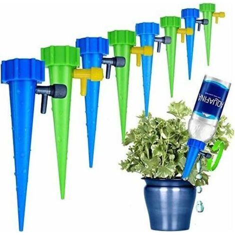 24Pcs Automatic Irrigation Set, Adjustable Irrigation Spikes Garden Irrigation System for Indoor Outdoor Flower or Vegetable (1/5)