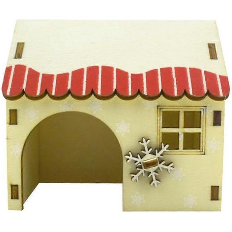Hamster Cachette Rongeurs Villa Double Étage Maison Activité Hamster Rat Gerbille Souris - Taille L