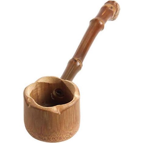 Bambus-Wasserschöpfkelle, japanische Wasserschöpfkelle, Badekelle