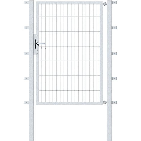 ALBERTS Einzeltor Flexo, feuerverzinkt, lichte BxH1000x1400, PF60x60/1900mm (1/2)