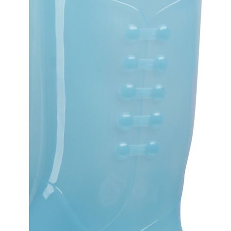 Bottes de pluie montantes pour femmes, à la mode, doublées en polaire, antidérapantes, résistantes à l'usure, chaussures d'eau imperméables en PVC, bottes de pluie transparentes pour adultes, vente en (1/5)