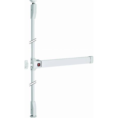 Panikverschluss JPM Push bar 90+ - 3-Punkt seitlich, oben und unten - 1141 mm - Silber - PJ3100-08-0A