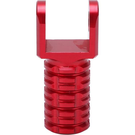 Levier de vitesse moto 51mm/2in, repose-pied en aluminium pour SUZUKI DRZ 400E 2000-2021, rouge (1/5)