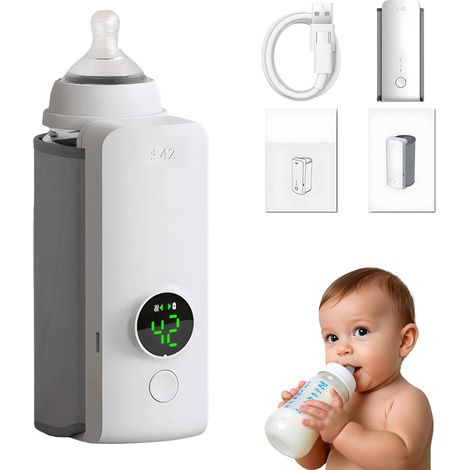 Milchwärmer - Zweite Generation mit Digitalanzeige [6000 mAh, 6 Temperaturstufen] (1/5)
